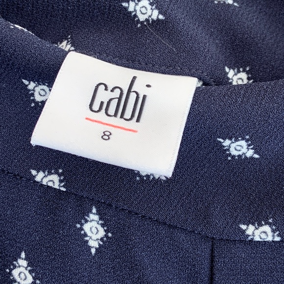 Wide Leg Print Pant (CABI) - Picture 3 of 4